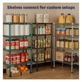 thumbnail image 4 of 12" x 24" x 8" Black Epoxy Wire Storage Shelf, Dunnage Rack, 1 Tier Small Shelf, 4 of 5