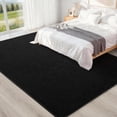 thumbnail image 6 of Arogan Soft Low Pile Rug Modern Area Rugs for Bedroom Living Room,Suitable for Boys Girls Teenagers and Adults with Super Soft Touch ,Black , 7' x 10', 6 of 8