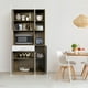 thumbnail image 2 of Alacena 90 cm de Madera Atenas Roble Blanco Mueble Cocina Mobi Muebles Moderno, 2 of 5