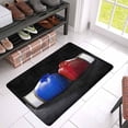 thumbnail image 3 of MKHERT Red and Blue Boxing Gloves Fight Sports Theme Doormat Rug Home Decor Floor Mat Bath Mat 30x18 inch, 3 of 3