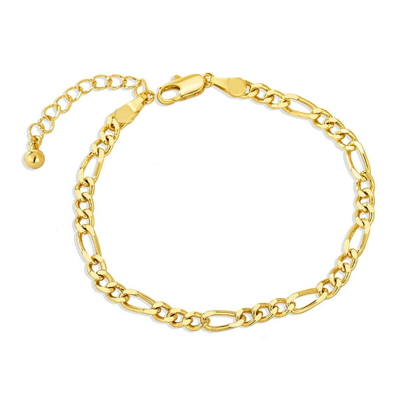 18K Gold Plated Chain Adjustable Bracelet For Women Golden Plated Wrist Chain