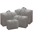 thumbnail image 1 of Xihbxyly Bolsa de Almacenamiento para Colchas de Algodón, Gran Capacidad, Diseño de Doble Cremallera, Ligera y Plegable, Ideal para Organizar El Hogar, Mudanzas, Dormitorios, Camping, Tamaño 50 X 35, 1 of 3