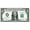 MultiColor, variant on One Dollar Bill Photo License Plate