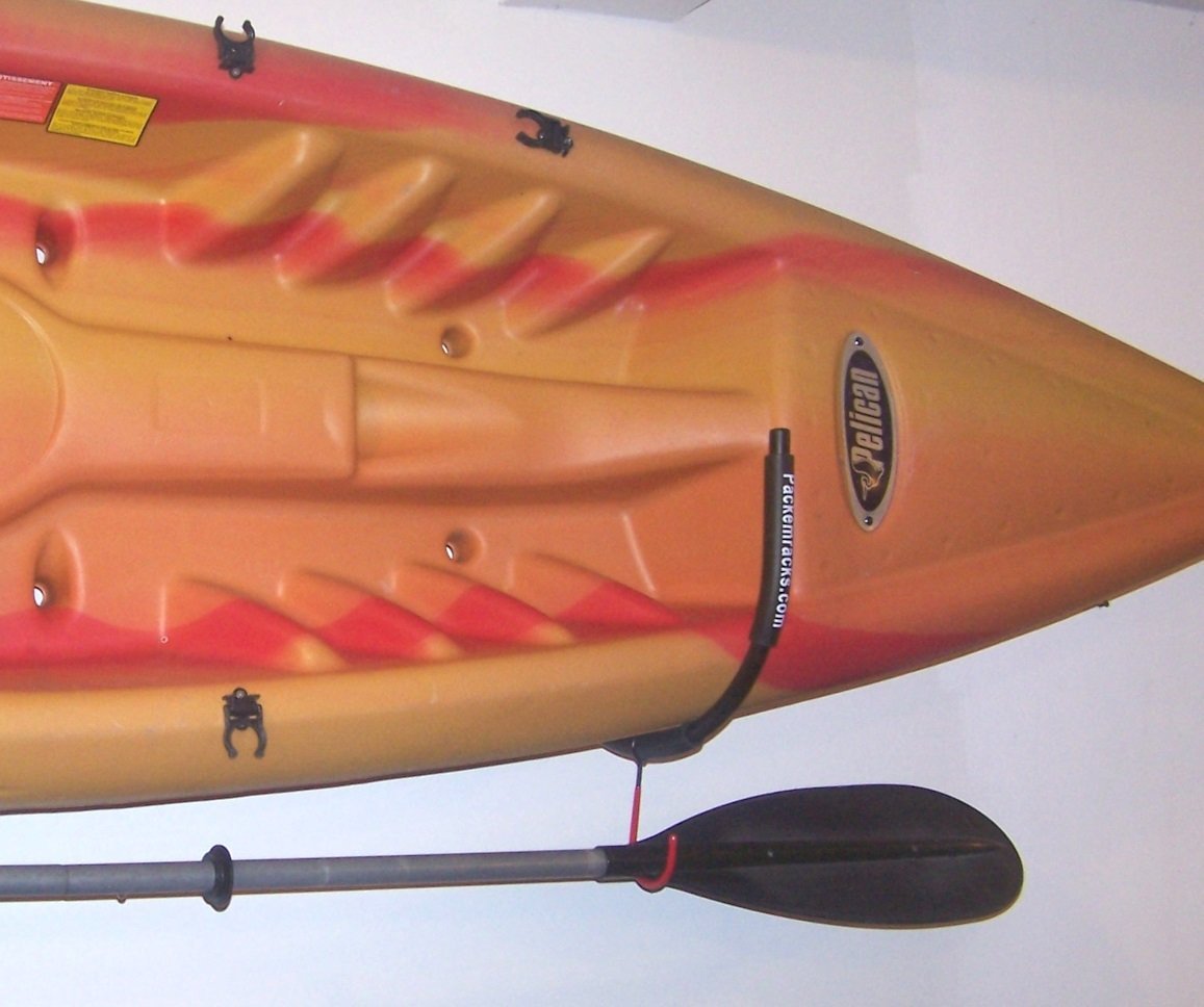 FDB Folding Kayak Storage Wall Mount Hangers - 2 Pack For Canoe & Paddle
