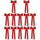 thumbnail image 1 of Yuarrent 12 Lazos de Terciopelo para Árbol de Navidad, Adornos Navideños para Decoración de Interiores, Lazos de Terciopelo de Moda para Kits de decoración para fiestas rojo, 1 of 6