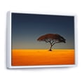 thumbnail image 2 of Designart "Minimalist Photo Of African Landscape" Africa Floater Framed Wall Decor, 2 of 5