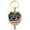 Style 2, variant on USA 250th Anniversary Commemorative Keychain Pendant Eagle American Flag Pattern Key Buckle Patriotic Souvenir Gift Key Ring