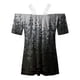 thumbnail image 5 of Blusa informal de manga corta con cuello en V y encaje con hombros descubiertos para mujer OAVQHLG3B Store  lin121212, 5 of 5