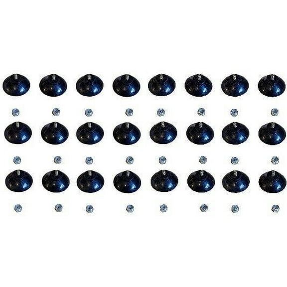 NEW Qty. 12 Pairs EZ Reacher Replacement Rubber Cups With Locknuts, Outdoor Use