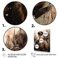 thumbnail image 3 of Designart "Stylish 1910S World Portrait" Fashion Floater Framed Wall Decor, 3 of 7