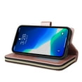 thumbnail image 4 of Feishell for Apple iPhone 13 Pro Max (6.7 inch) Wallet Case for Women Men,Premium PU Leather Magnetic Clasp Zipper 9 Card Slots Folio Flip Holder Shockproof Purse Phone Case with Wrist Strap,Rosegold, 4 of 8