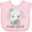 AD-Pink, variant on My Uncle Loves Me Cute Elephant Boys or Girls Baby Bib