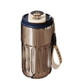 thumbnail image 1 of Ounissouiy La taza de viaje portátil con aislamiento al vacío de acero inoxidable disfruta de bebidas calientes en cualquier lugar y en Juegos de servir café y té Azul plateado, 1 of 6