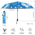 thumbnail image 3 of FORMRS Travel Umbrella Folding Auto Open Close Windproof Rain UV Protection, Blue Bears, 3 of 8