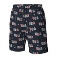 thumbnail image 2 of Yiaed USA Print Men's Swim Trunks with Lining Quick Dry Sports Shorts Beach Shorts Boardshorts-Medium, 2 of 5