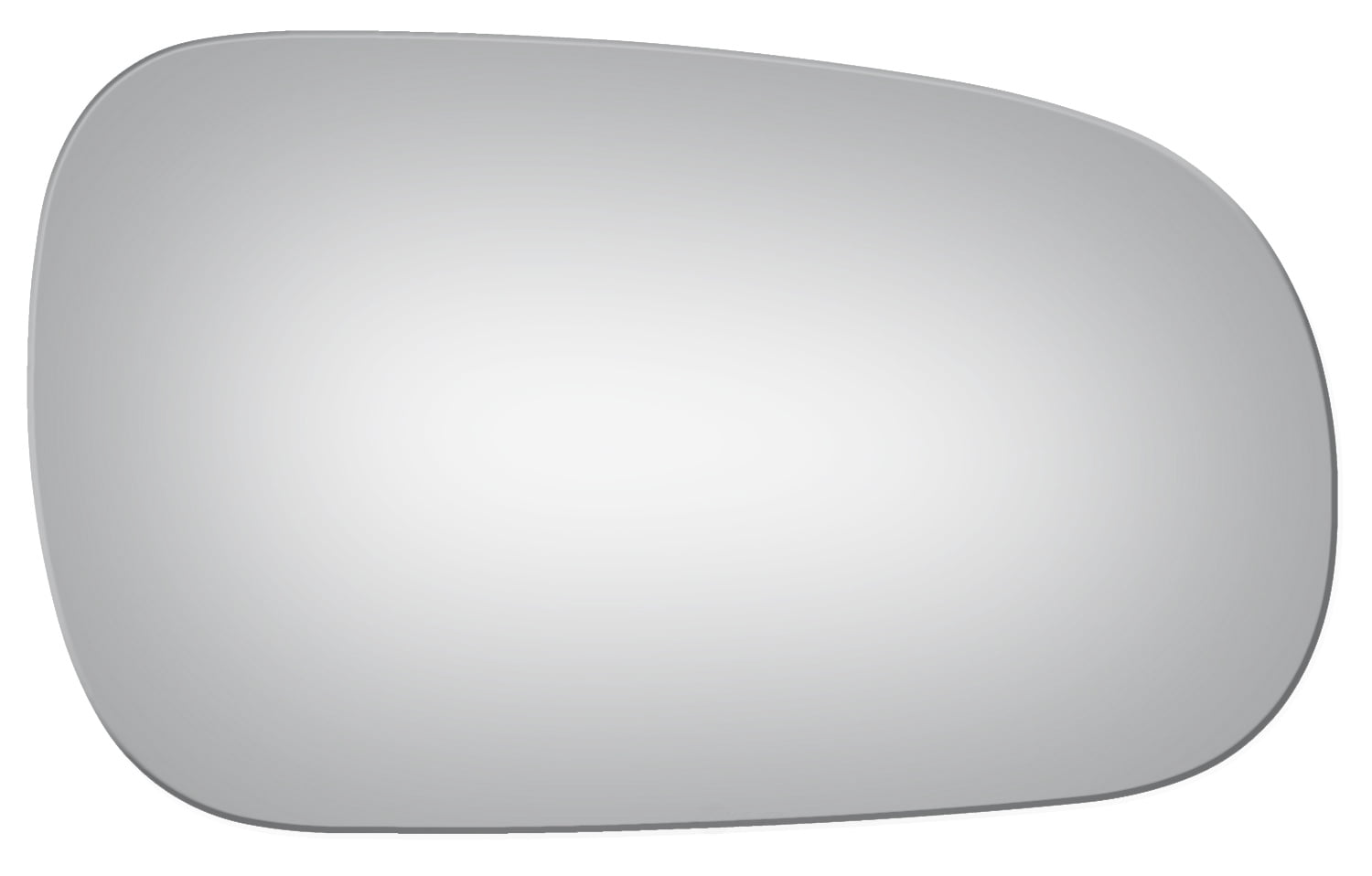 Burco Side View Mirror Replacement Glass - Clear Glass - 3555