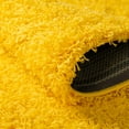 thumbnail image 5 of Rugs.com Solid Shag Collection Rug – 3' x 5' Tuscan Sun Yellow Shag Rug Perfect For Entryways, Kitchens, Breakfast Nooks, Accent Pieces, 5 of 9