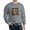 Graphite Gray, variant on CafePress - Sunflower Tiger - Crew Neck Sweatshirt