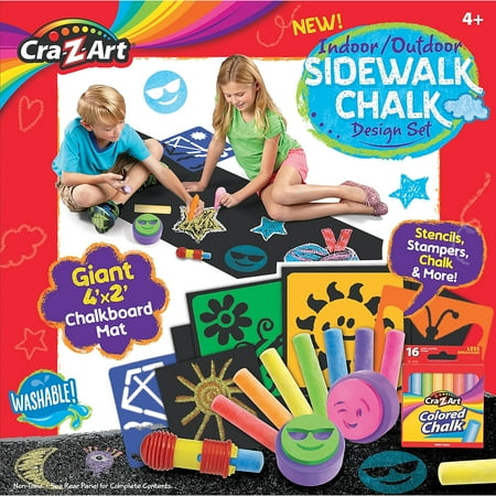 Cra-Z-Art Indoor/Outdoor Sidewalk Chalk Design Set (CZA108816)