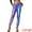 Blue Purple, variant on Women's Sparkle Shiny High Waist Metallic Jogger Pants XS Silver