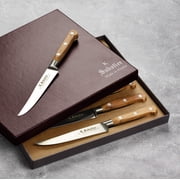 K Sabatier Olive Wood 6 Piece Steak Knife Set