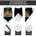 thumbnail image 4 of Sun Protection Face Mask Neck Gaiter Windproof Scarf Haiti Coat Of Arms Sunscreen Breathable Bandana Balaclava For Sport Outdoor, 4 of 7