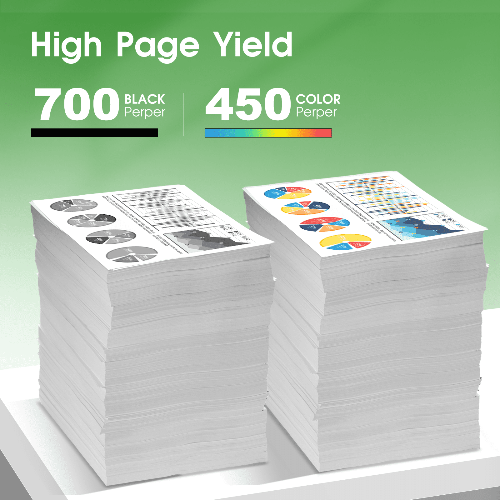 68XL 68e Ink Cartridges Black Color Combo Pack Compatible for HP 68XL Ink Cartridges for HP Ink 68 Black and Tri-Color Works Envy 6100e 6500e Series  2-Pack