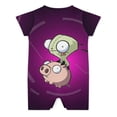 thumbnail image 2 of Invader Zim Baby Boy Girl Romper Short Sleeve Cotton Bodysuit Outfits Jumpsuit Summer One Piece Clothes, 2 of 8