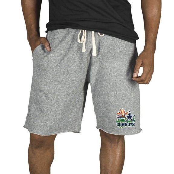 Men's Concepts Sport Gray Dallas Cowboys Mainstream Tri-Blend Shorts
