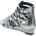 thumbnail image 3 of Michael Antonio Women's Glenville Met Gladiator Sandal, 3 of 7