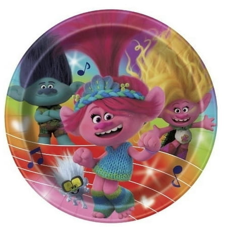 DreamWorks Trolls Band Together Paper Dessert Plates - 8 Ct.