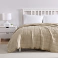 thumbnail image 2 of Beatrice Home Fashions, Down Alt Blanket with Satin Trim, Full/Queen, Tan, 2 of 6