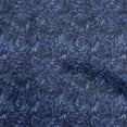 thumbnail image 1 of oneOone Polyester Spandex Medium Blue Fabric Jacobean Leaf Sewing Material Print Fabric By The Yard 56 Inch Wide, 1 of 4