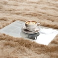 thumbnail image 6 of TWINNIS 4'x6'Area Rug Soft Fluffy Area Rugs for Living Room Bedroom Carpet,03-Khaki, 6 of 8