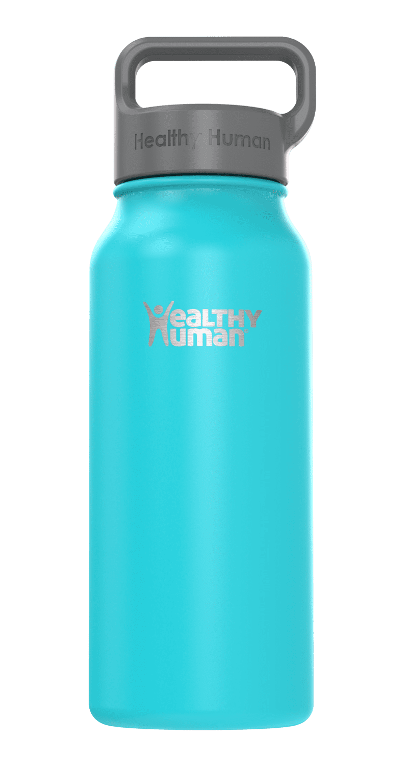 Healthy Human 21 oz Water Bottle Keeps Liquids Cold 24 Hours, Hot 12