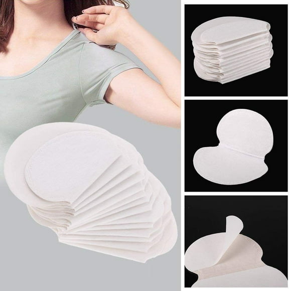 WALFRONT Underarm Sweat Pads,100pcs / 50Pair Absorb Sweat Armpits Disposable Perspiration Pads Deodorant,Underarm Sweat Pads