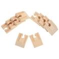 thumbnail image 3 of 10pcs Wood Concave Train Track Replacement Expansion Train Railway Tracks, 3 of 8