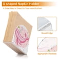 thumbnail image 4 of Whale Bubbles Napkin Holder for Table Clear Napkin Stand Paper Holder Acrylic Organizer Dispenser Napkins for Dinner Kitchen Restaurant Room, 4 of 8