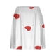 thumbnail image 2 of Faldas de Verano para las Mujeres Impresión Hoja Plisado Tenis Atlético Elástico Pantalones Cortos, Falso Dos Piezas Pantalones Falda para Diario, 2 of 6