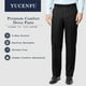 thumbnail image 5 of Pantalones de vestir YUCENFU, acogedores, ocultos, con cintura expandible para hombre, negros, 5 of 6