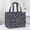 Dark blue, variant on DLIU Nylon Floral Tote Lunch Bag, Green