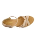 thumbnail image 4 of Andrea Women's Comfort Wedge Heeled Ankle Strap Sandals 67124, 4 of 4