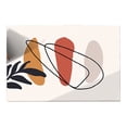 thumbnail image 1 of Floor Carpet Non-slip Soft Polyester Nordic Style Abstract Bedroom Bedside Carpet Home Decor for Bathroom, 1 of 8