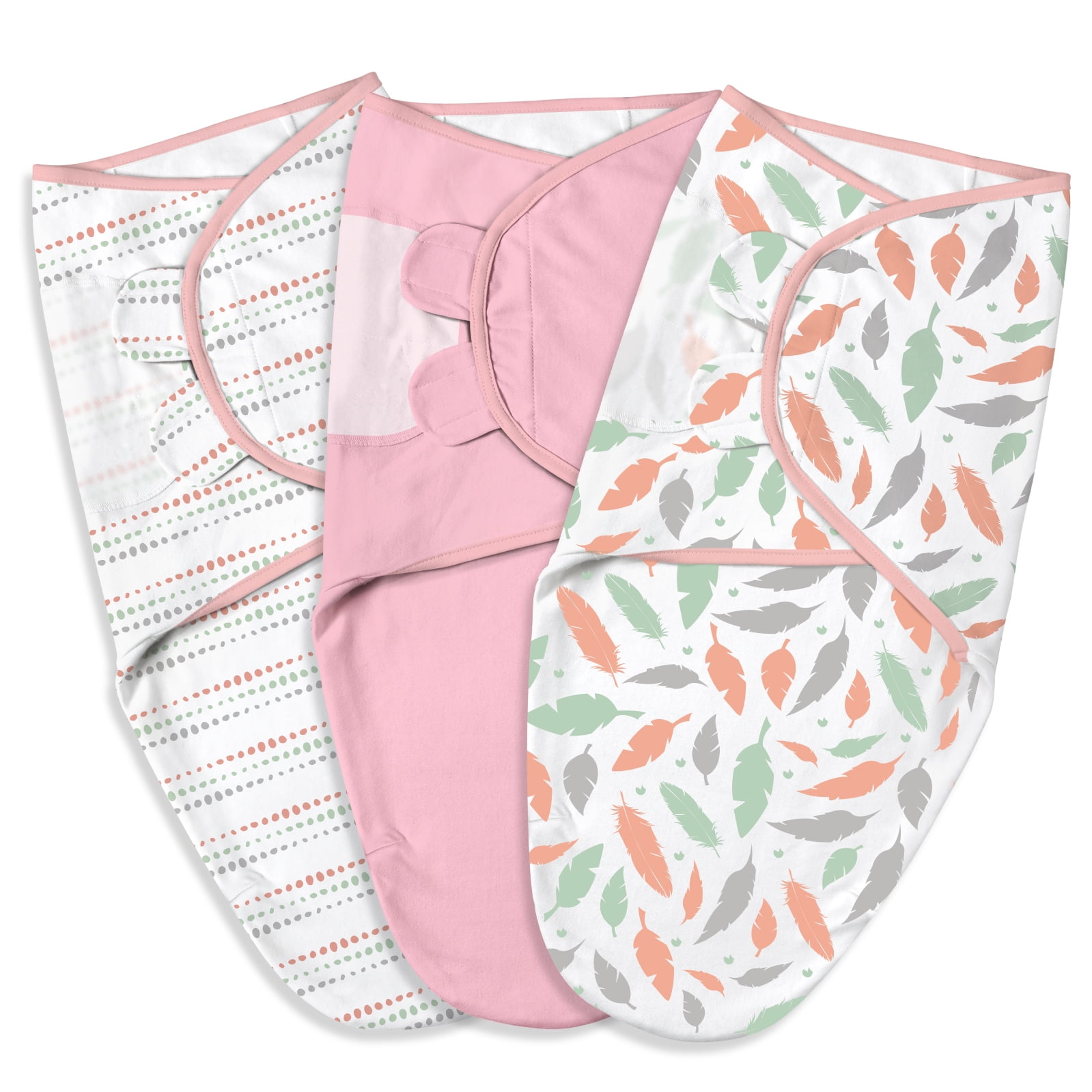 GLLQUEN BABY Swaddle Blankets for Baby Boy Girl, 03 Months Infant Swaddling Sleep Sack, 3 Pack