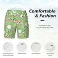 thumbnail image 5 of Balery Cute Frog2 Mens Swim Trunks Swim Shorts for Men Quick Dry Inseam Beach Shorts with Compression Liner Pocket-Small, 5 of 9