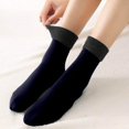 thumbnail image 2 of Daznico Women Lined Thermal Mid Calf Crew Socks Soft Cozy Non Warm Stretch Windproof for Winter Indoor Floor Daily Casual Home Wear, 2 of 4
