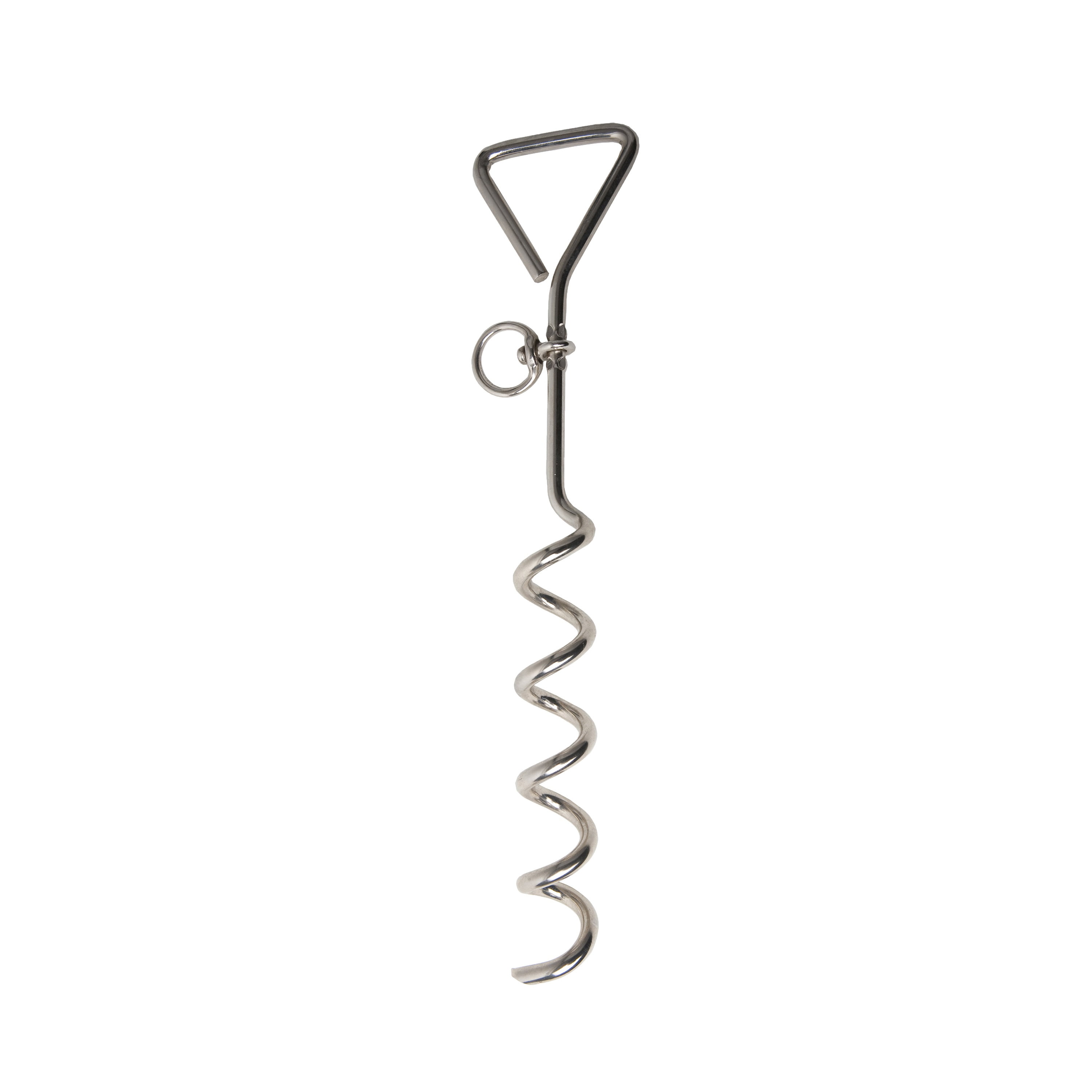 Hyper Tough Model Number 7517W-HT, Spiral Tie Out Stake for Dogs, Zinc Plated, 16", 1 Each