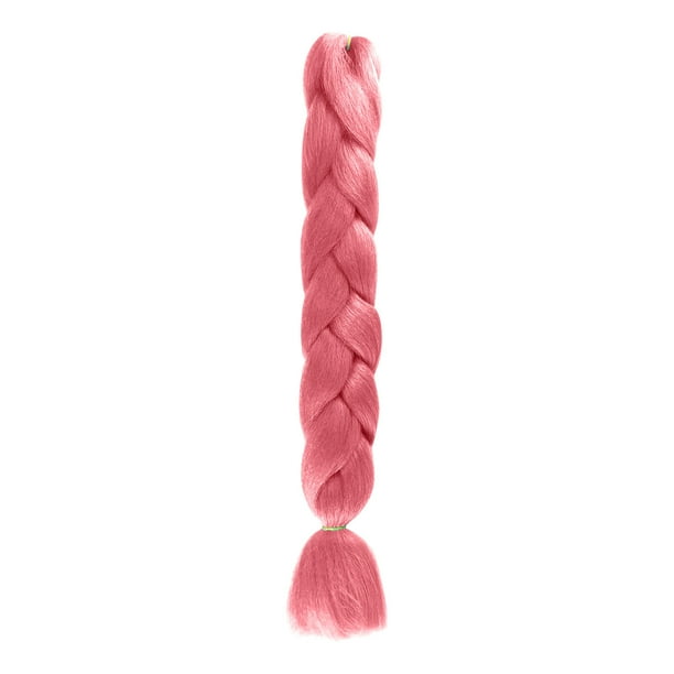 Fiudx Extensiones de Fibra Sintética con Colores Vibrantes, Trenzas de Crochet Cómodas, Rastas de Mantenimiento, para Fiestas, Estilo Femenino, Diseño Pre-Bacteria.