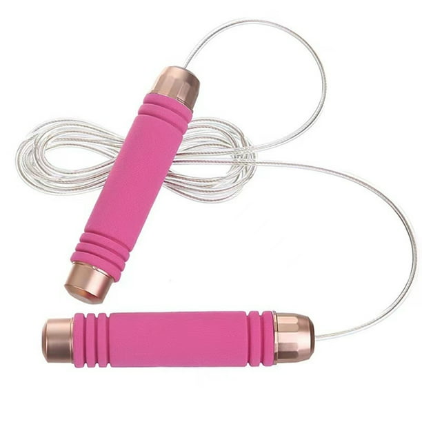 Con peso - Cuerda de saltar de longitud ajustable, fitness para adultos, entrenamiento de resistencia de cardio boxing Adepaton CPB-DE-SSW1061-7
