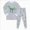 A120-Mint Green, variant on 5-6T Toddler Baby Boy Clothes Fall Winter Outfit Contrast Color Long Sleeve Cute Print Sweatshirt Top Pants Set Infant Boys Fall Winter Set for 3 6 9 12 24 Months 2t,Sky Blue